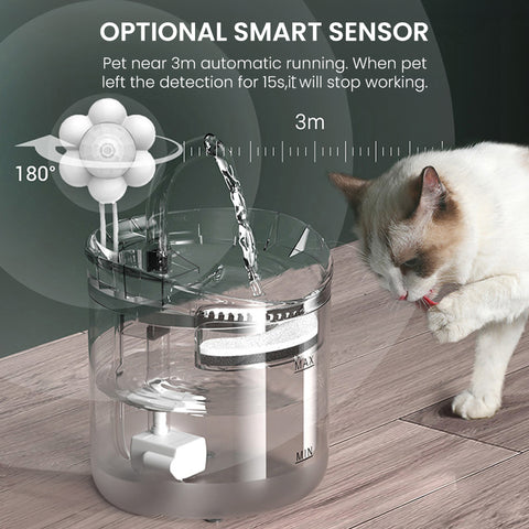 Fuente de Agua Automática con Sensor 2L para Multi Mascota
