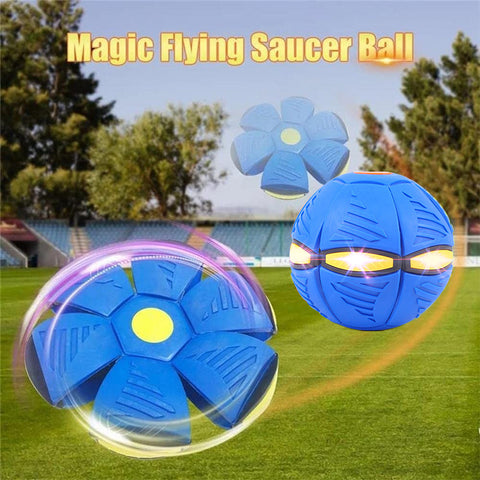 Juguete para perros Flying Saucer Ball con luz